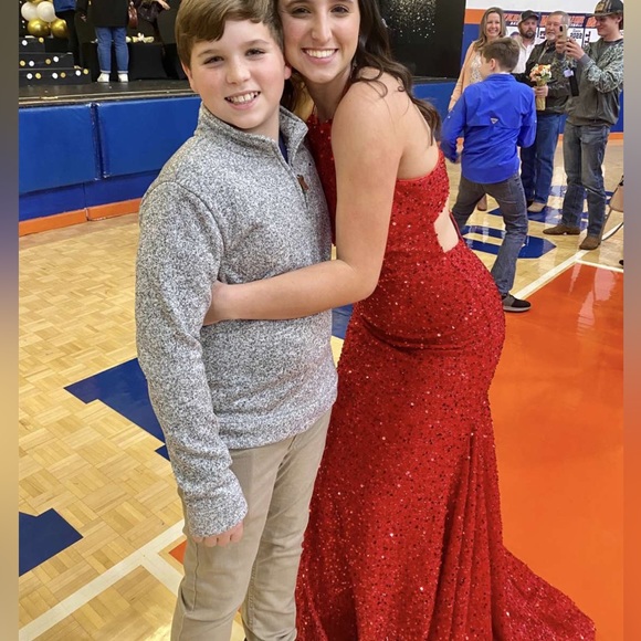 Red Prom Dress - Picture 4 of 4